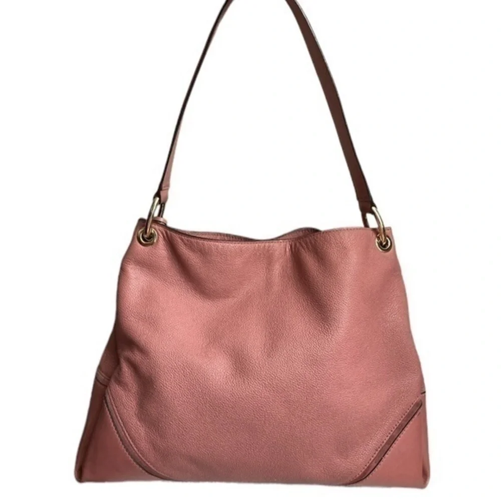 Michael kors pink pebbled leather Nicole bag